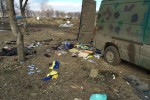 Фоторепортаж: разгромленный лагерь Правого сектора под Дебальцево (фото)