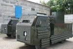 Фоторепортаж: самодельные автомобили броневики на Донбассе (фото)